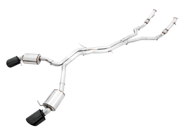 AWE Tuning Audi B9 RS 5 Sportback Touring Edition Exhaust-Non Resonated- Diamond Black RS Style Tips AWE Tuning Catback  AXOPROS