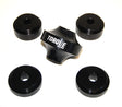 Torque Solution Solid Differential Bushing w/ Billet Inserts: Mitsubishi Evolution X MR & GSR 2008+ Torque Solution Bushing Kits  AXOPROS