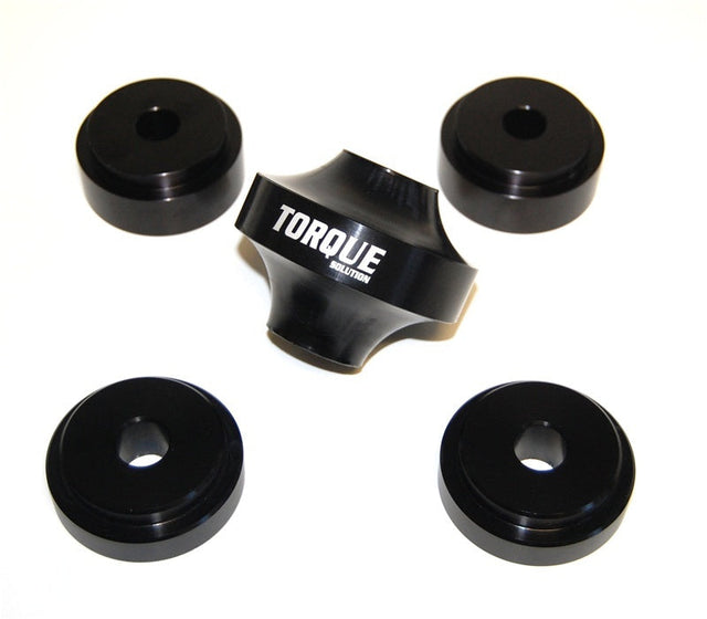 Torque Solution Solid Differential Bushing w/ Billet Inserts: Mitsubishi Evolution X MR & GSR 2008+ Torque Solution Bushing Kits  AXOPROS