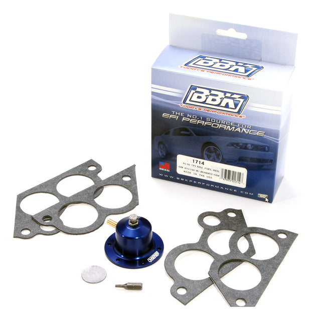 BBK GM TPI 305/350 ADJUSTABLE FUEL PRESSURE REGULATOR BBK Performance Parts Fuel Injection Pressure Regulator  AXOPROS