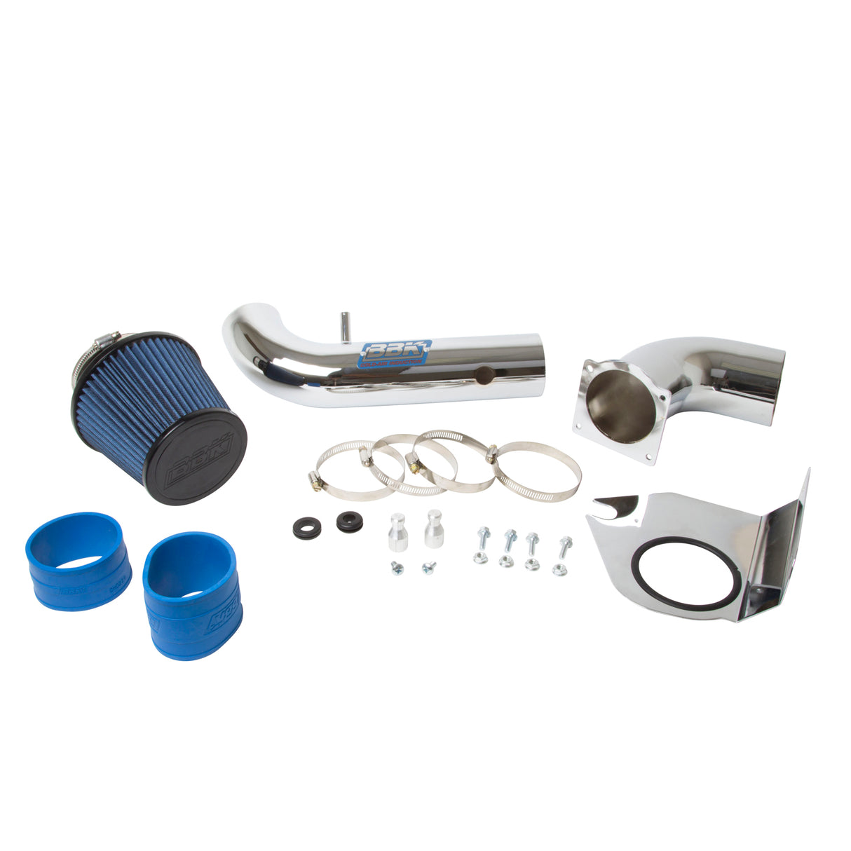BBK 1994-1998 MUSTANG 3.8L V6 COLD AIR INTAKE (Powder Coated Chrome) BBK Performance Parts Engine Cold Air Intake  AXOPROS