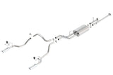 Borla 14-15 Toyota Tundra 4.6L/5.7L Crew Max SB DC SB Touring Cat Back Exhaust Dual Split Rear Exit Borla Catback  AXOPROS