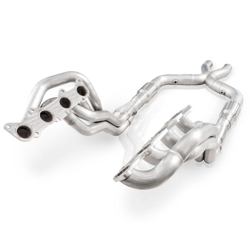 Stainless Power 2011-14 Mustang GT Headers 1-7/8in Primaries High-Flow Cats 3in X-Pipe Stainless Works Headers & Manifolds  AXOPROS