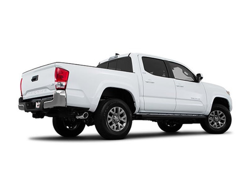 Borla 2016 Toyota Tacoma 3.5L V6 Auto 4DR CC SB S-Type 2.5in Single Left Rear Exit 4in Tip Exhaust Borla Catback  AXOPROS