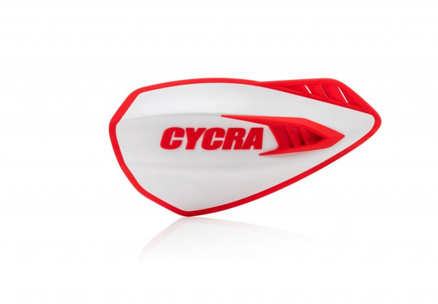 Cycra Cyclone MX - White/Red Cycra Hand Guards  AXOPROS