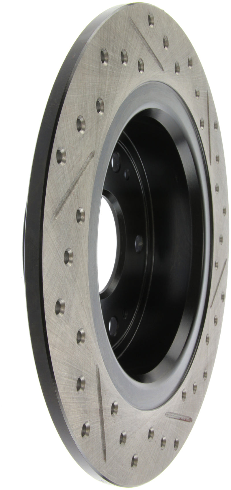 StopTech 09-10 Acura TSX / 08-10 Honda Accord Coupe/05-10 Sedan Right Rear Slotted & Drilled Rotor Stoptech Brake Rotors - Slot & Drilled  AXOPROS