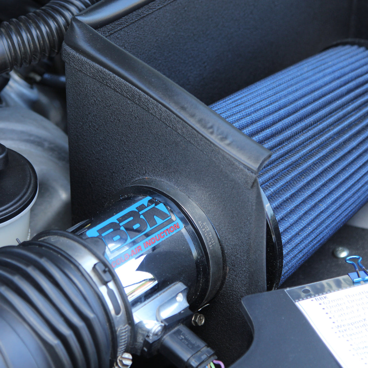 BBK 2010 ONLY MUSTANG GT COLD AIR INDUCTION KIT (Powder Coated Chrome) BBK Performance Parts Engine Cold Air Intake  AXOPROS
