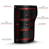 ANZO 18-19 Ford F-150 LED Taillight Black Housing Clear Lens Red Light Bar W/Sequential ANZO Tail Lights  AXOPROS
