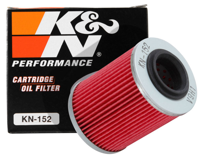 K&N Aprilia / Bombardier / Can-Am / Ski Doo 2.219in OD x 2.969in H Oil Filter K&N Engineering Oil Filters  AXOPROS