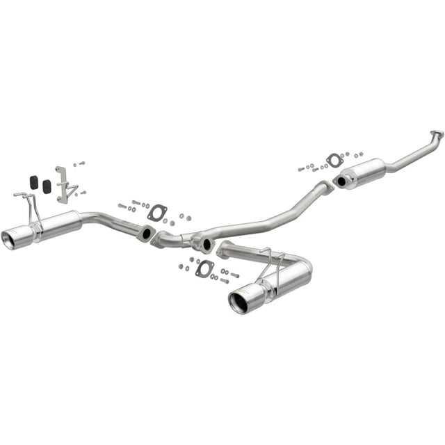 MagnaFlow 16-18 Honda Civic L4 2.0L Street Series Cat-Back Exhaust w/ Polished Tips Magnaflow Catback  AXOPROS