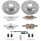 Power Stop 01-06 BMW 330Ci Front Z26 Street Warrior Brake Kit PowerStop Brake Kits - Performance D&S  AXOPROS