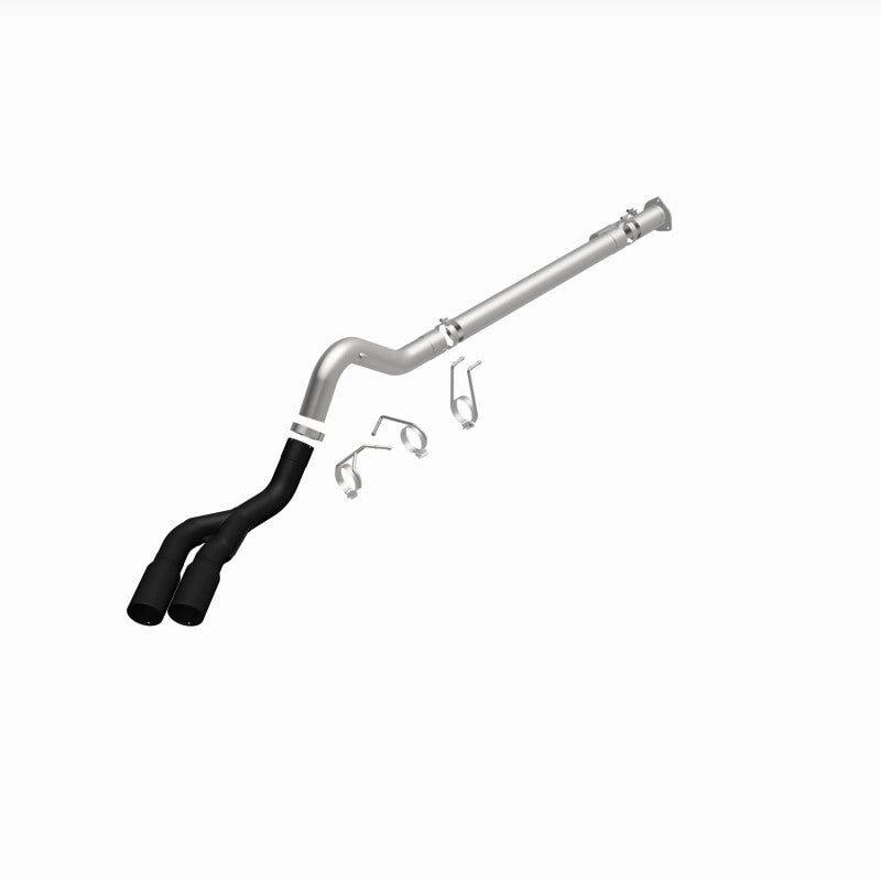 MagnaFlow 08-18 Ford F-250/F-350/F-450 4.6L/6.7 DPF-Back Black 4in Dual Single Rear Exit Magnaflow DPF Back  AXOPROS