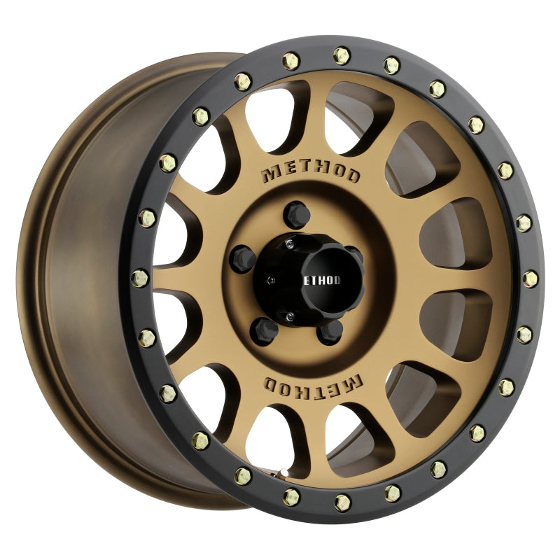 Method MR305 NV 17x8.5 0mm Offset 5x5 94mm CB Method Bronze/Black Street Loc Wheel Method Wheels Wheels - Cast  AXOPROS