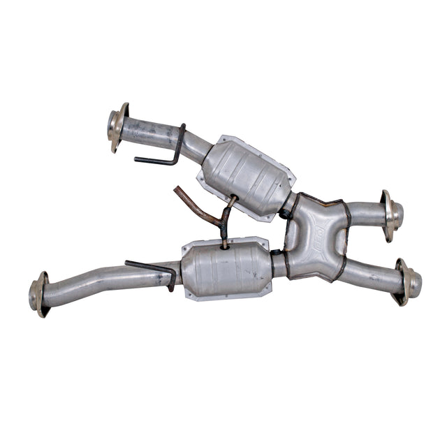 BBK MUSTANG 5.0 SHORT MID X PIPE W/ CATS FOR BBK 1531/0 HEADERS BBK Performance Parts Exhaust Pipe  AXOPROS