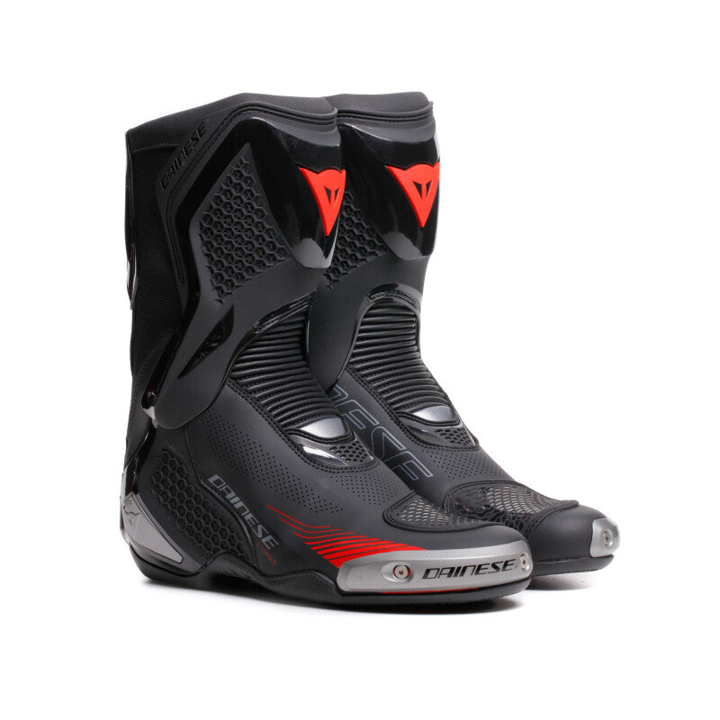 Dainese Torque 4 Air Boots Black/Red-Lava Size - 45 Dainese Motorcycle Boots  AXOPROS