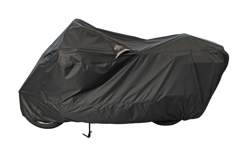 Dowco Cruisers (Small/Large) WeatherAll Plus Ratchet Motorcycle Cover Black - XL Dowco Bike Covers  AXOPROS