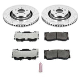 Power Stop 15-19 Ford Mustang Front Z26 Street Warrior Brake Kit PowerStop Brake Kits - Performance D&S  AXOPROS