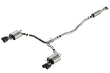 Borla 18-20 Toyota Camry XSE 3.5in Tip Dual Split Rear Exit Cat Back S-Type Exhaust Black Chrome Borla Catback  AXOPROS