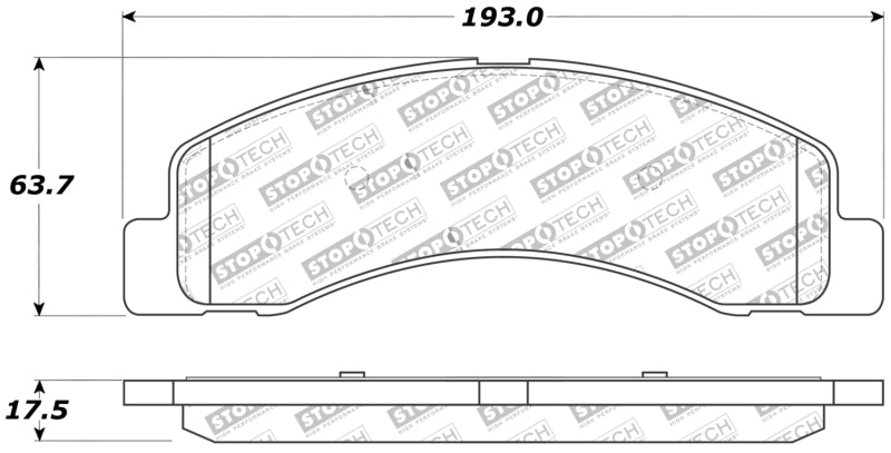 StopTech Performance Brake Pads Stoptech Brake Pads - Performance  AXOPROS