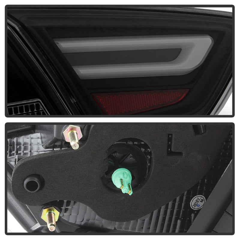 xTune 14-18 Chevy Impala (Excl 14-16 Limited) LED Tail Lights - Black Smoke (ALT-JH-CIM14-LBLED-BSM) SPYDER Tail Lights  AXOPROS