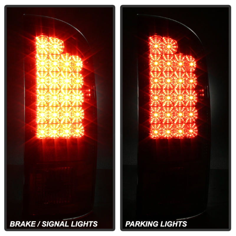 Spyder Dodge Ram 07-08 1500/Ram 07-09 2500/3500 LED Tail Lights Red Clear ALT-YD-DRAM06-LED-RC SPYDER Tail Lights  AXOPROS