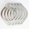 Ticon Industries 2.5in 2-Bolt MLS Gasket - 5pk Ticon Exhaust Gaskets  AXOPROS