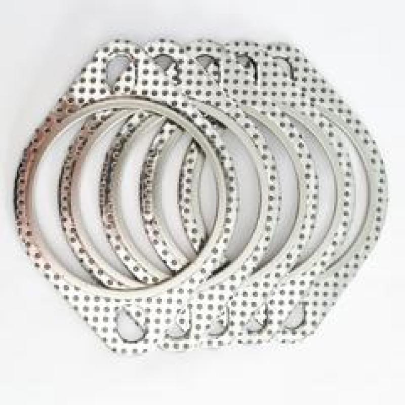 Ticon Industries 2.5in 2-Bolt MLS Gasket - 5pk Ticon Exhaust Gaskets  AXOPROS