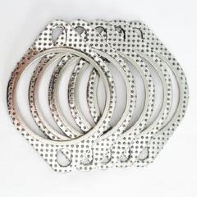 Ticon Industries 2.5in 2-Bolt MLS Gasket - 5pk Ticon Exhaust Gaskets  AXOPROS