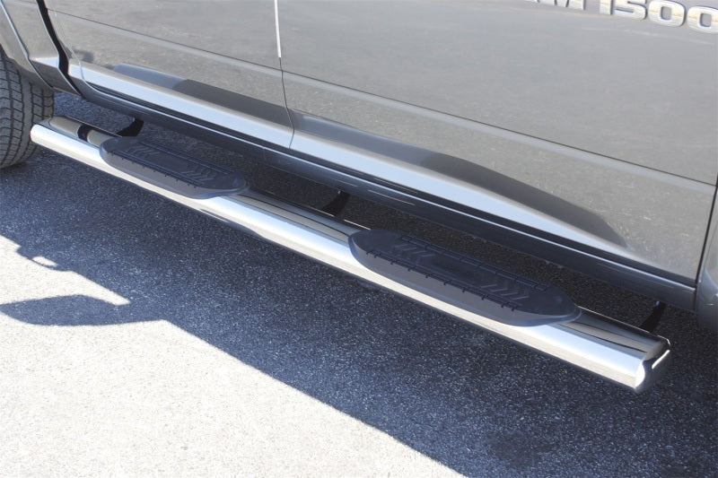 Lund 10-17 Dodge Ram 2500 Crew Cab 6in. Oval Straight SS Nerf Bars - Polished LUND Nerf Bars  AXOPROS
