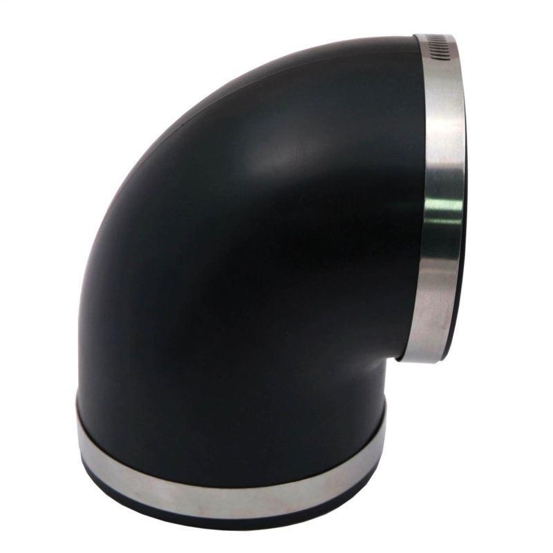 Spectre Coupler 4in. Elbow / 90 Degree (PVC) - Black Spectre Silicone Couplers & Hoses  AXOPROS