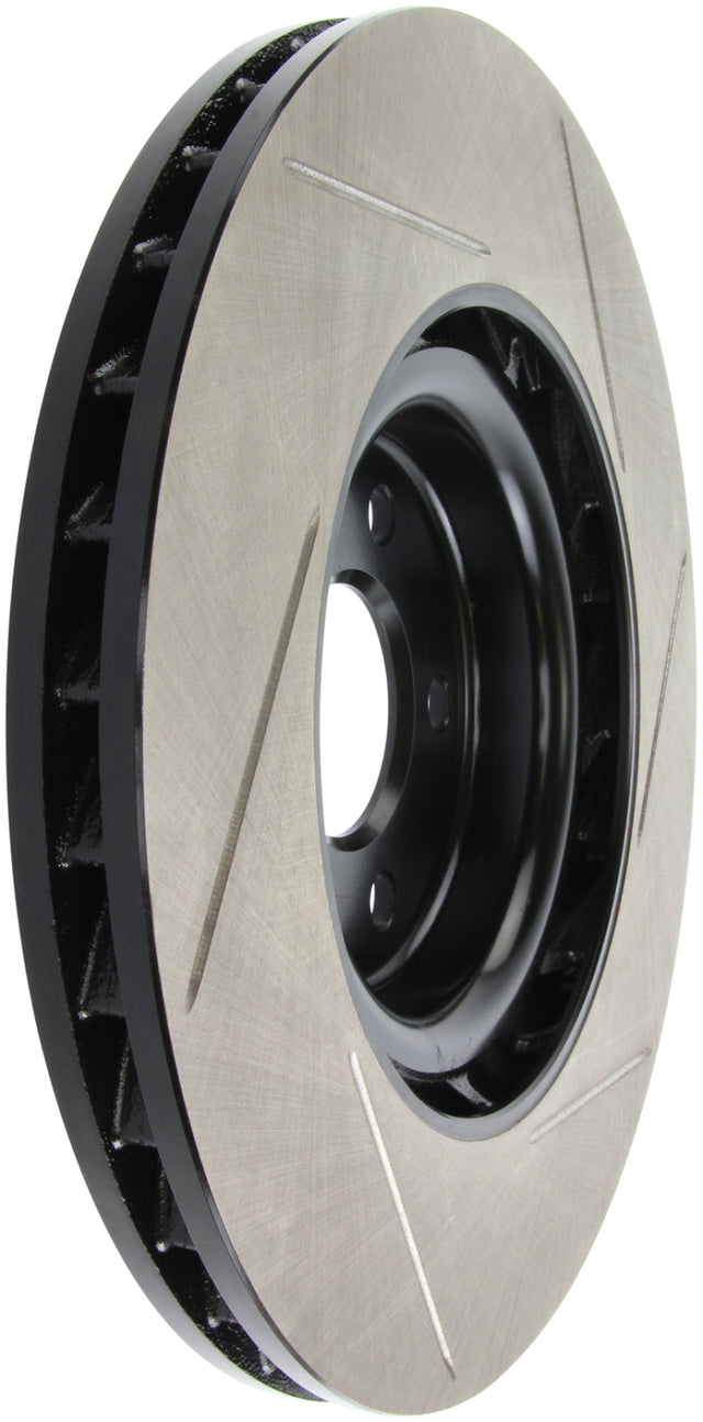 StopTech Power Slot 10-6/11 Audi S4 / 08-11 S5 Front Right Slotted Rotor Stoptech Brake Rotors - Slotted  AXOPROS