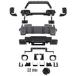 Rugged Ridge 18-21 Jeep Wrangler/Gladiator (JL/JT) Venator Modular Bumper - Black Rugged Ridge Bumpers - Steel  AXOPROS