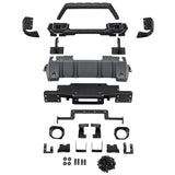 Rugged Ridge 18-21 Jeep Wrangler/Gladiator (JL/JT) Venator Modular Bumper - Black Rugged Ridge Bumpers - Steel  AXOPROS