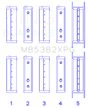 King Subaru EJ20/EJ22/EJ25 (For Thrust in #5 Position) Performance Main Bearing Set - Size STD King Engine Bearings Bearings  AXOPROS