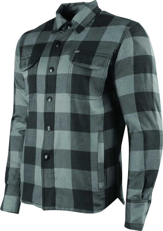 Speed and Strength True Grit Armored Moto Shirt Grey - XL Speed and Strength Shirts  AXOPROS