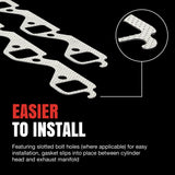 Fel-Pro 1412 Exhaust Manifold Gasket Set Fel-Pro Exhaust Gaskets  AXOPROS