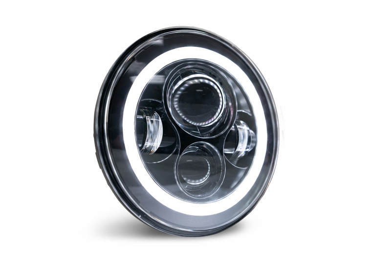 DV8 Offroad 07-18 Jeep Wrangler JK LED Projector Headlights w/ Angel Eyes DV8 Offroad Headlights  AXOPROS