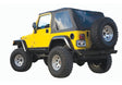 Rampage 1997-2006 Jeep Wrangler(TJ) Excludes LJ Unlimited Frameless Soft Top Kit - Black Diamond Rampage Soft Tops  AXOPROS
