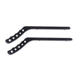 Rugged Ridge Aluminum Grab Handles Rear Pair Black 07-18 Jeep Wrangler JK/JKU Rugged Ridge Dash & Interior Trim  AXOPROS