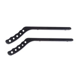 Rugged Ridge Aluminum Grab Handles Rear Pair Black 07-18 Jeep Wrangler JK/JKU Rugged Ridge Dash & Interior Trim  AXOPROS