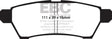 EBC 05+ Nissan Frontier 2.5 2WD Ultimax2 Rear Brake Pads EBC Brake Pads - OE  AXOPROS