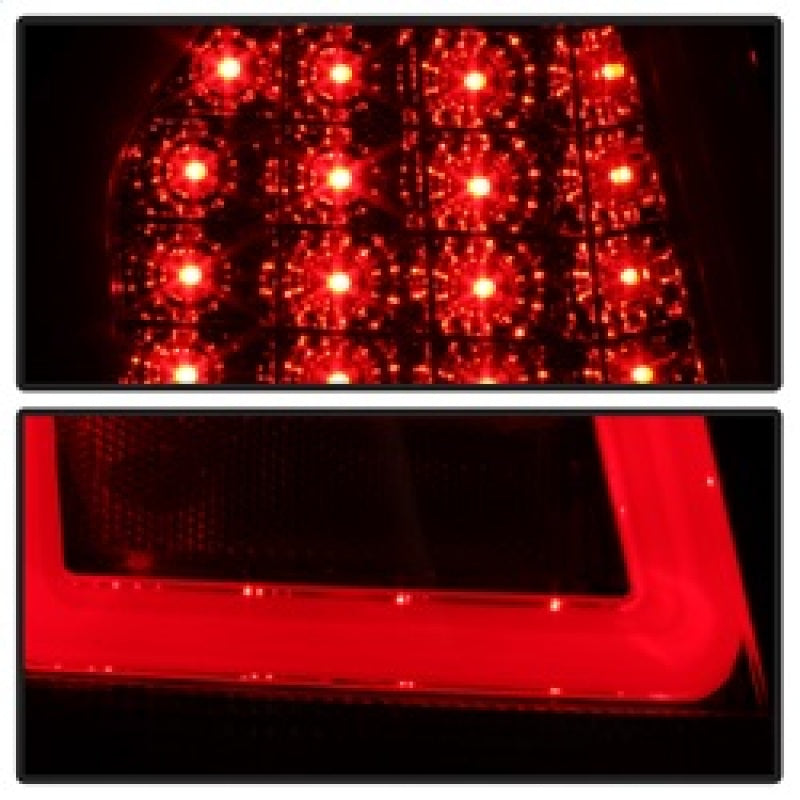 Spyder Chrysler 300C 08-10 V2 Light Bar LED Tail Lights - Red Clear ALT-YD-C308V2-LED-RC SPYDER Tail Lights  AXOPROS