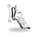 Performance Machine Caliper 112x6B Left - For 11.5in Disc - Chrome Performance Machine Brake Calipers - Perf  AXOPROS