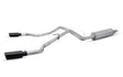 Gibson 19-22 Ford Ranger Lariat 2.3L 2.5in Cat-Back Dual Sport Exhaust - Black Elite Gibson Catback  AXOPROS