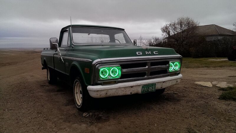 Oracle Pre-Installed Lights 5.75 IN. Sealed Beam - White Halo SEE WARRANTY ORACLE Lighting Headlights  AXOPROS
