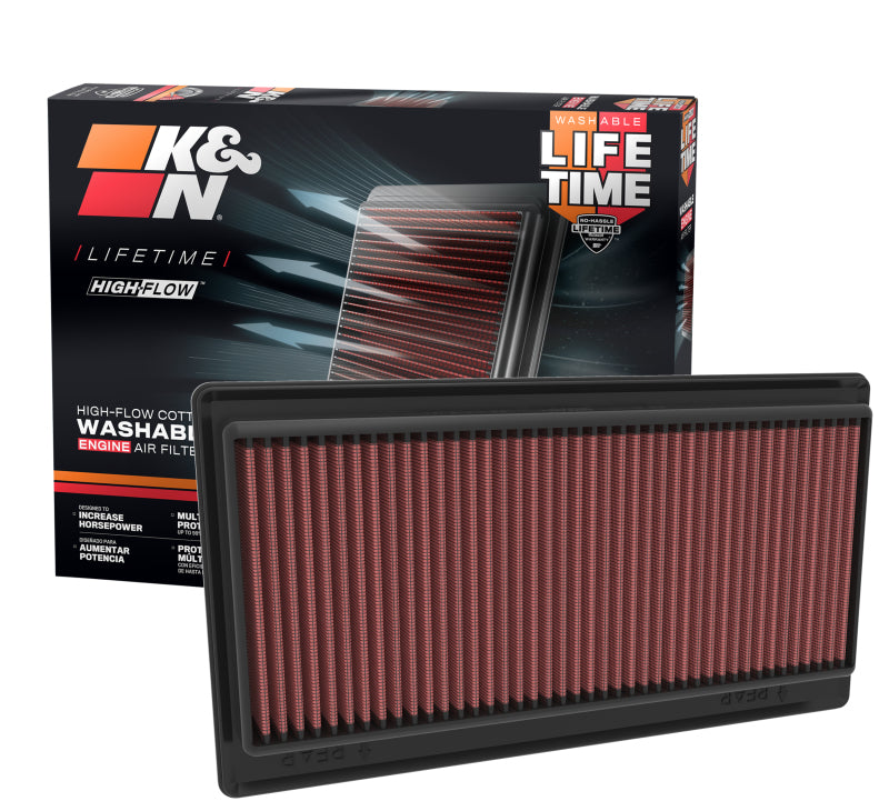 K&N 22-23 Acura MDX V6-3.5L Replacement Air Filter K&N Engineering Air Filters - Drop In  AXOPROS