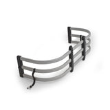 AMP Research 20-23 Chevrolet/GMC Silverado/Sierra 1500 (No Mltipro Tailgt) Bedxtender HD Max - Silvr AMP Research Bed Bars  AXOPROS