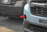 PERRIN 22-25 Subaru WRX / 18-23 Crosstrek / 20-25 OBXT / 17-23 Impreza Tow Hook Kit (Front) - Red Perrin Performance Tow Hooks  AXOPROS