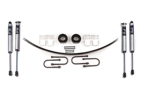 1.75 Inch Lift Kit - Jeep Cherokee XJ (84-01) BDS Suspension Suspension Lift Kit  AXOPROS