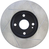 StopTech Power Slot 94-97/99-05 Mazda Miata (01-05 Normal Suspension Only) Slotted Front Right Rotor Stoptech Brake Rotors - Slotted  AXOPROS